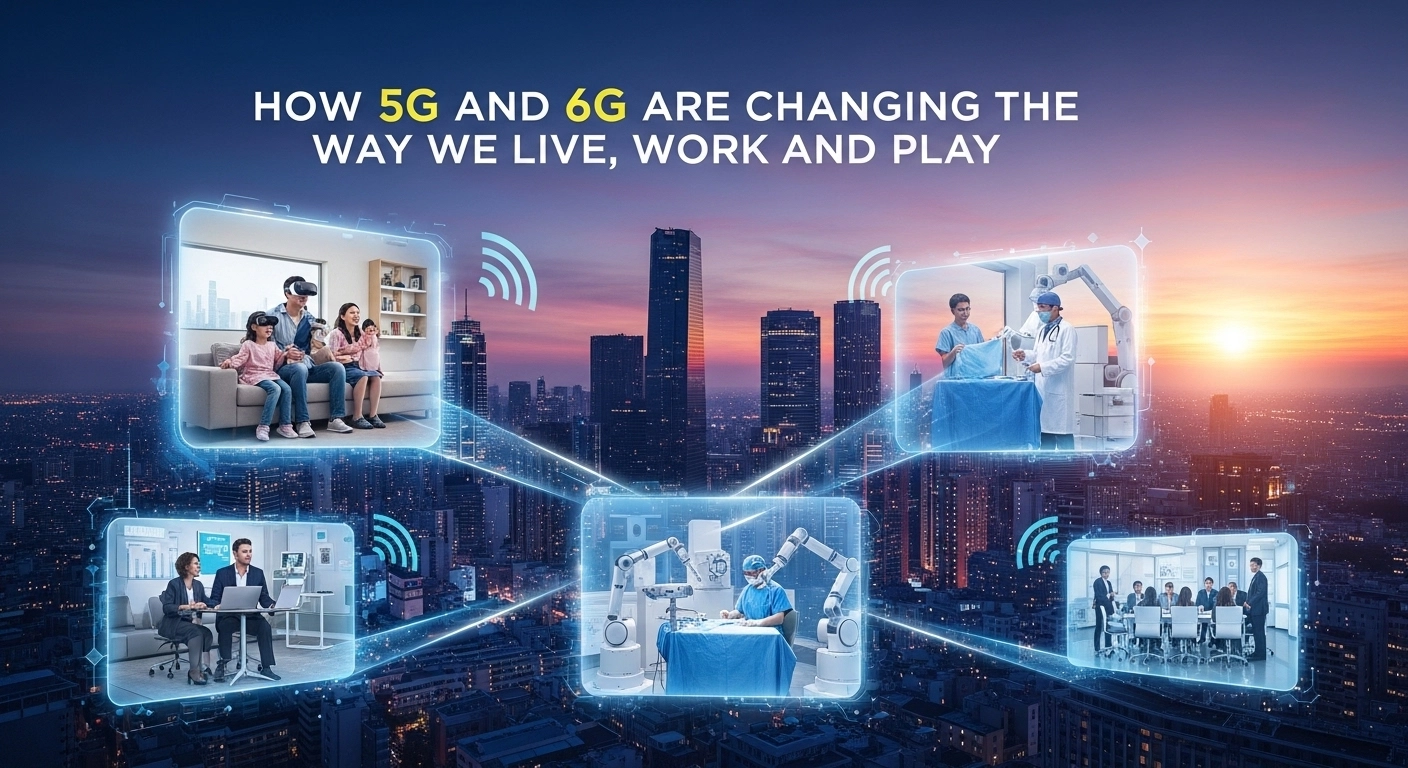 How 5G and 6G Are Changing the Way We Live, Work and Play