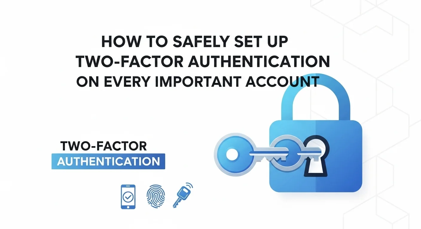 How to Safely Set Up Two-Factor Authentication on Every Important Account