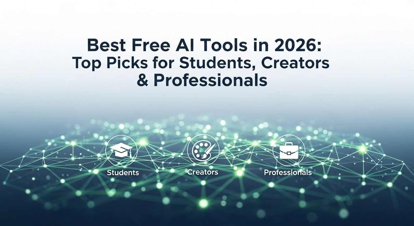 Best Free AI Tools in 2026: Top Picks for Students, Creators & Professionals