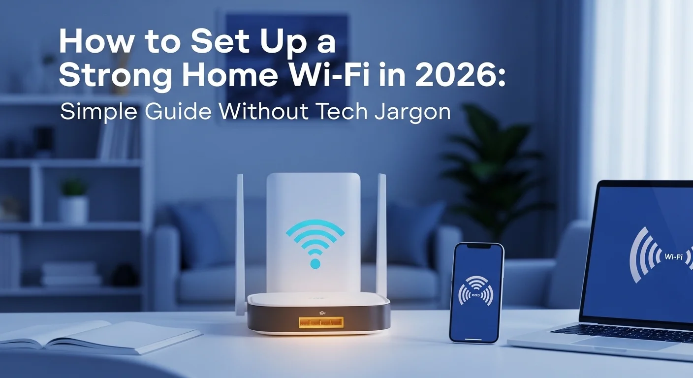 How to Set Up a Strong Home Wi-Fi in 2026: Simple Guide Without Tech Jargon